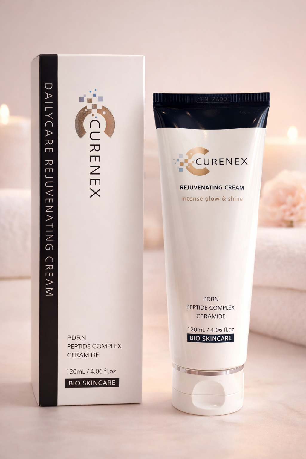 Crème Régénérante Éclat au PDRN & Peptides – Hydratation Intense & Anti-Âge | Curenex