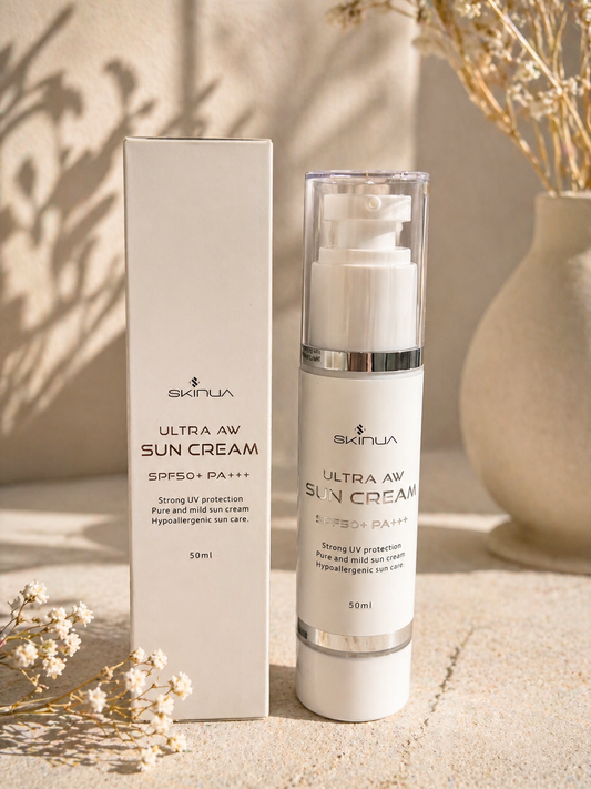 SkinUA Ultra AW Sun Cream SPF50+ PA+++ – Crème Solaire Haute Protection 50 ml